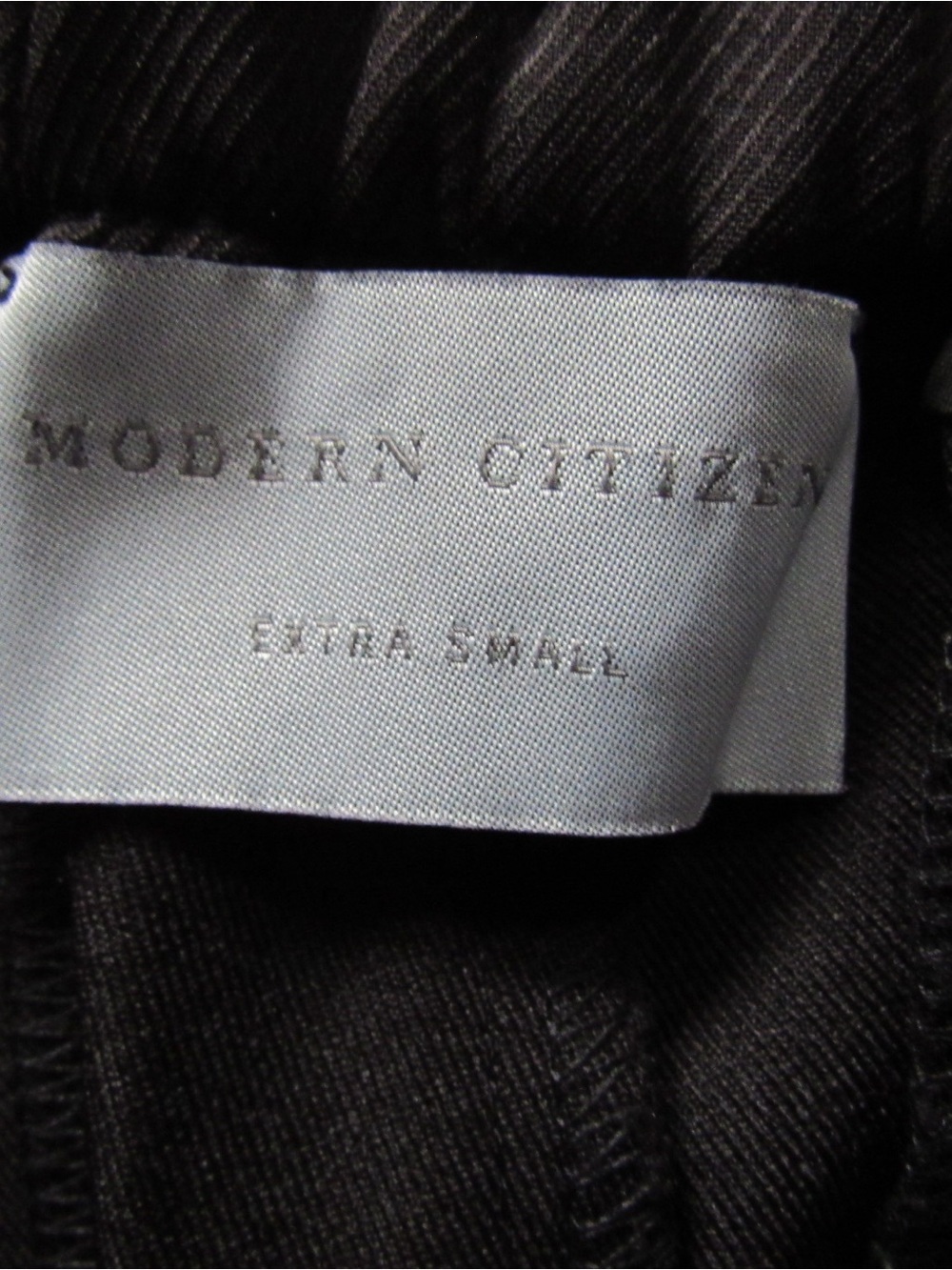 Modern Citizens Black Pants XS Straight Leg Elastic Waist High Rise Careerwear - Picture 10 of 11